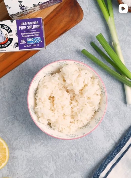 Henry and Lisa’s wild Alaskan pink salmon rice bowl reel