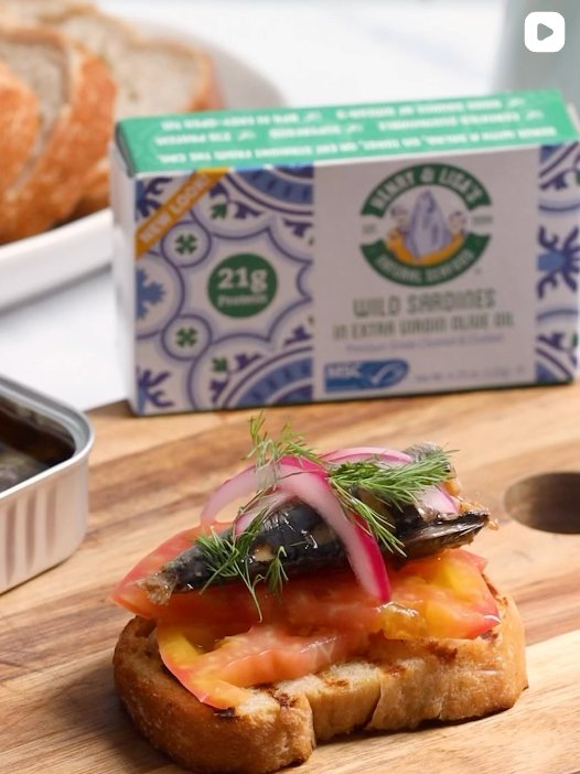 Henry and Lisa’s wild sardines bruschetta reel